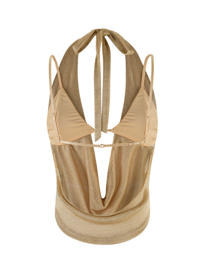 MAKENA TWO-PIECE TOP 2.0 - GOLD
