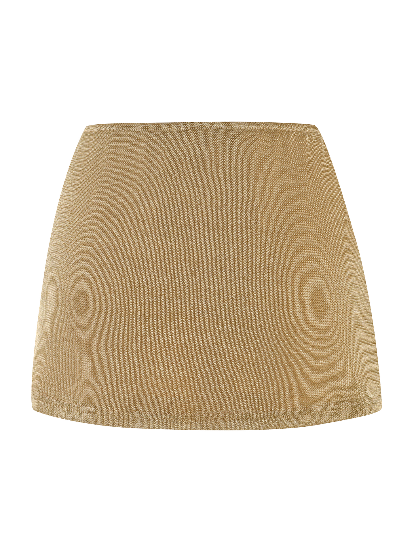 OCTAVIA MINI SKIRT - GOLD