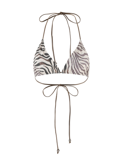 AVE BIKINI TOP - NEUTRAL : ZEBRA