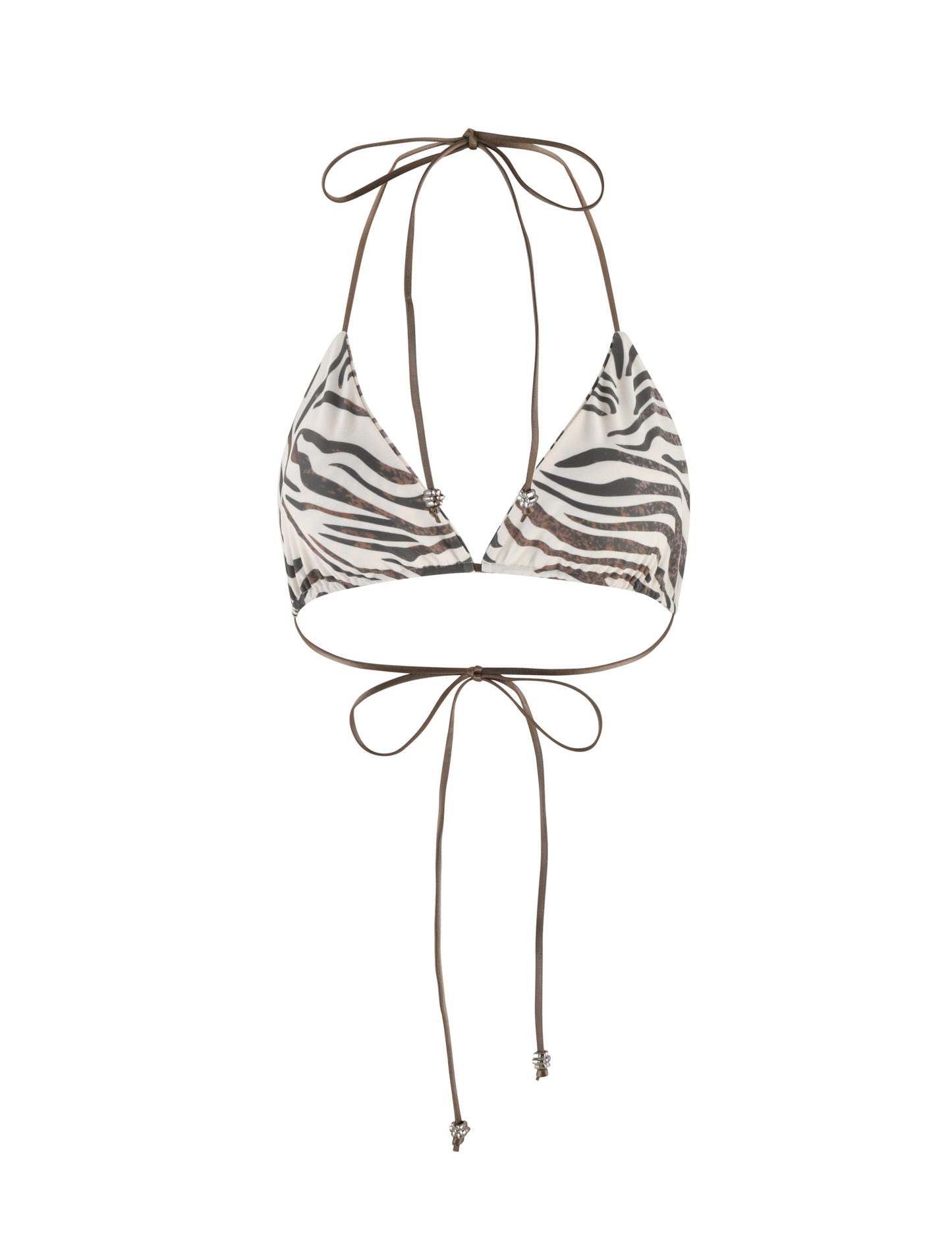 AVE BIKINI TOP - NEUTRAL : ZEBRA