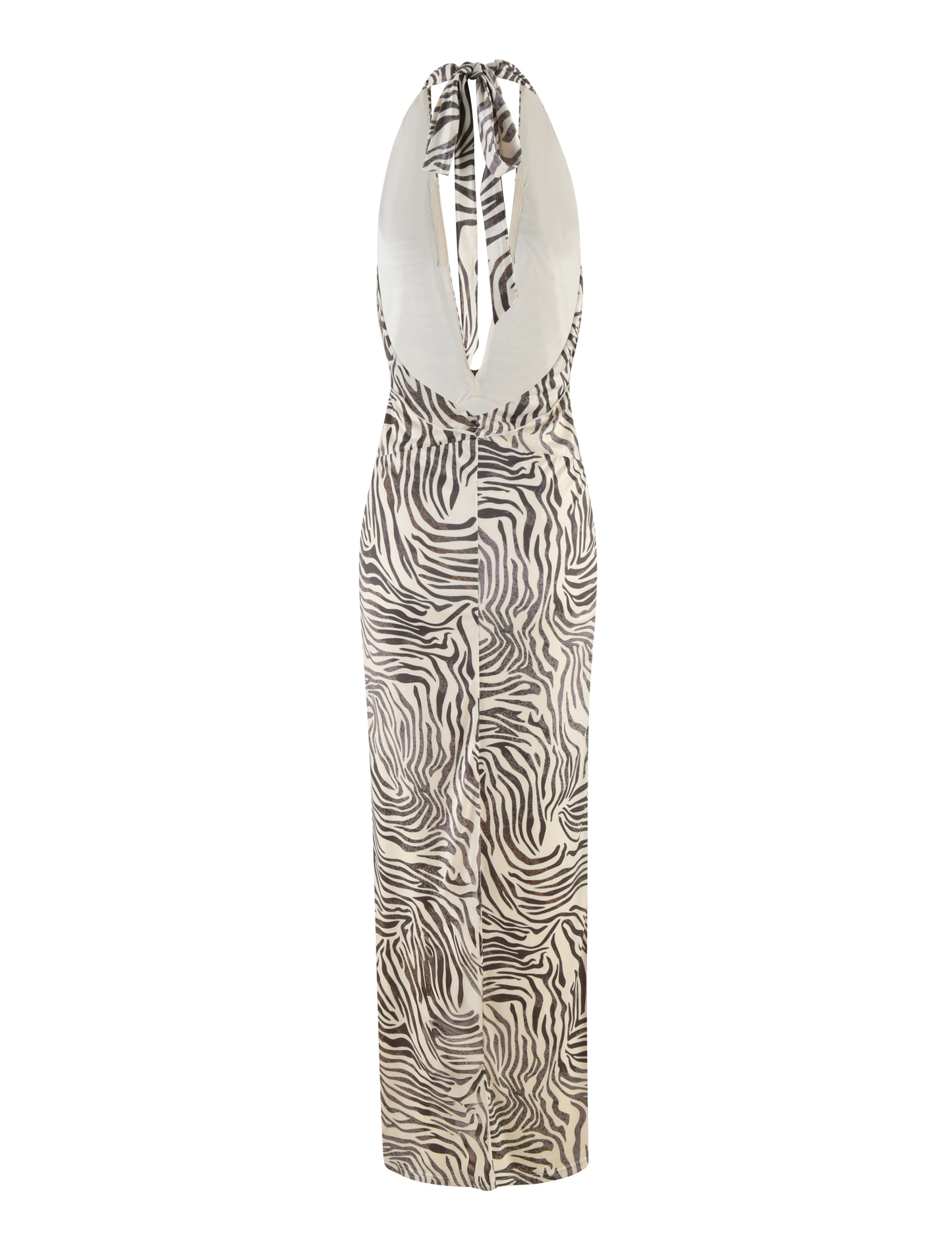 CRESSIDA DRESS - NEUTRAL : ZEBRA