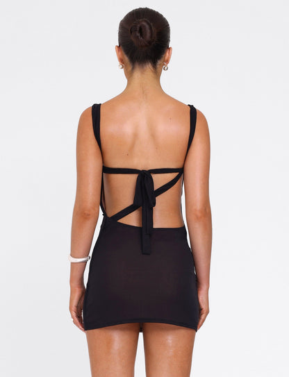 FREYA DRESS - BLACK