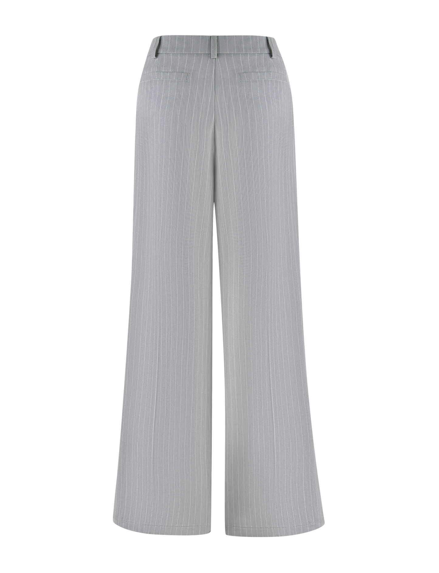 AMBERLY SUIT PANT - GREY : PINSTRIPE : GREY PINSTRIPE