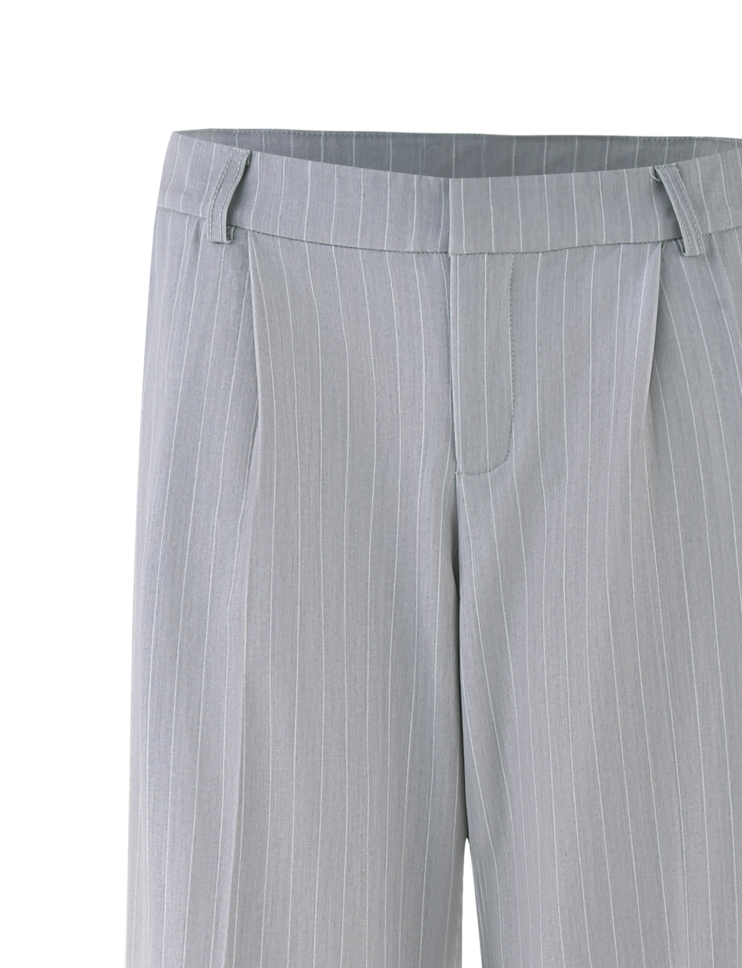 AMBERLY SUIT PANT - GREY : PINSTRIPE : GREY PINSTRIPE
