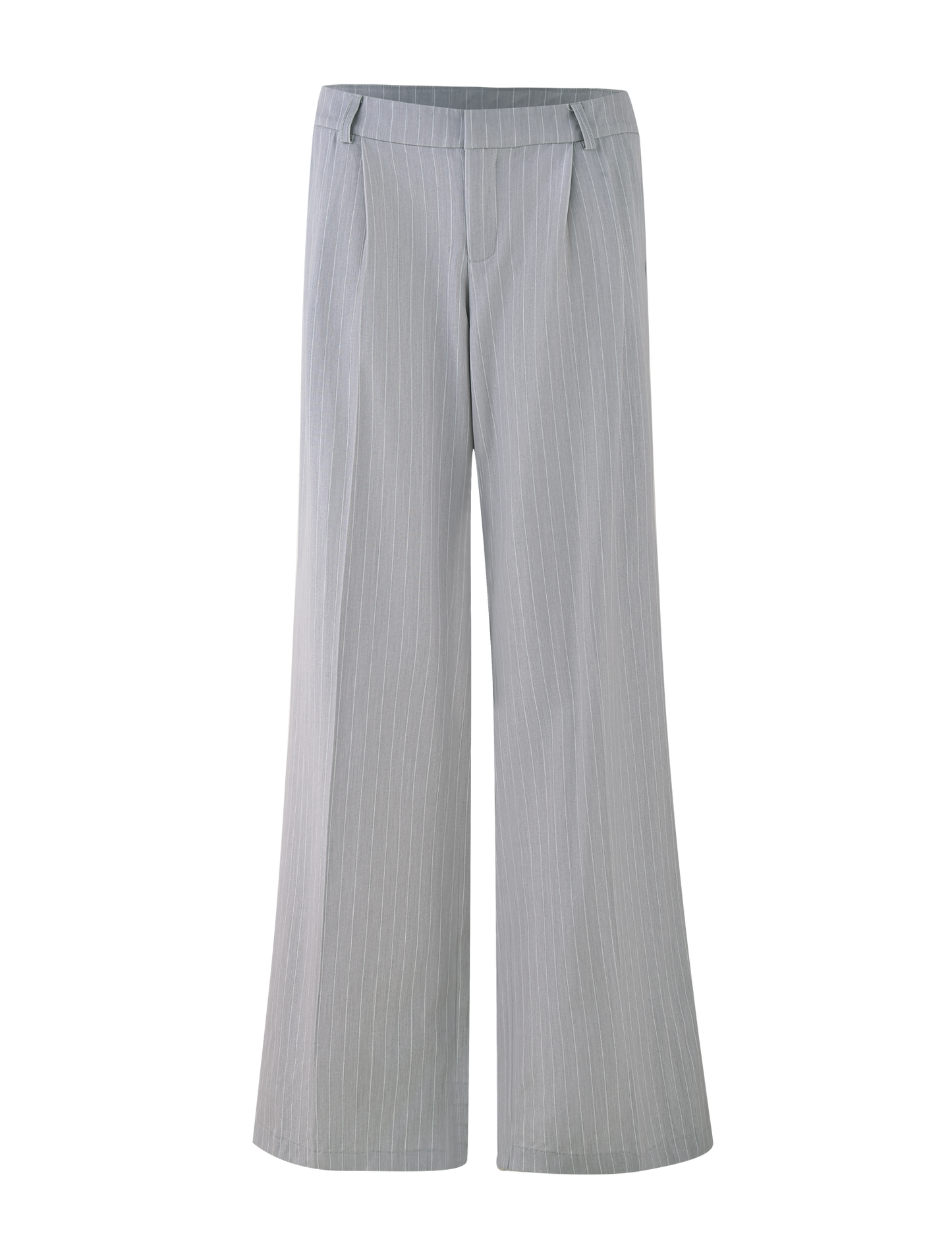 AMBERLY SUIT PANT - GREY : PINSTRIPE : GREY PINSTRIPE