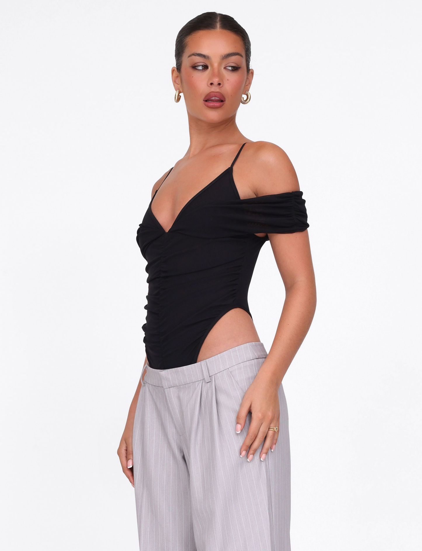DRAYA BODYSUIT - BLACK