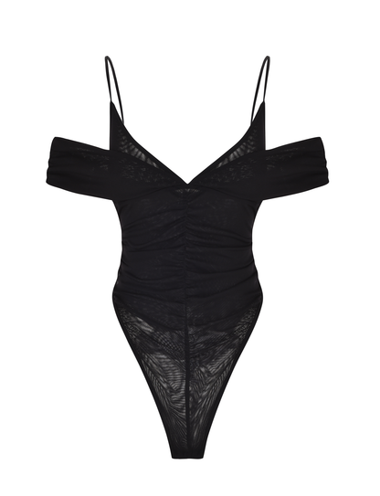 DRAYA BODYSUIT - BLACK