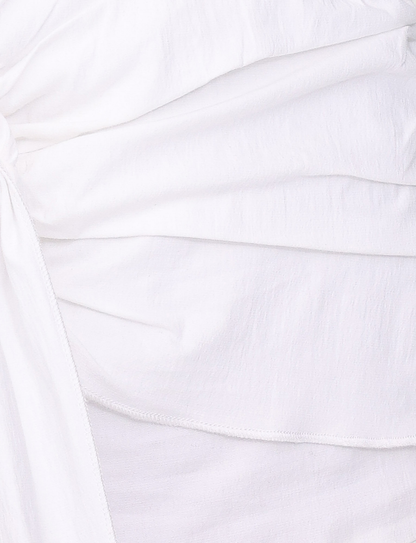 ZADIE SHIRT DRESS - WHITE