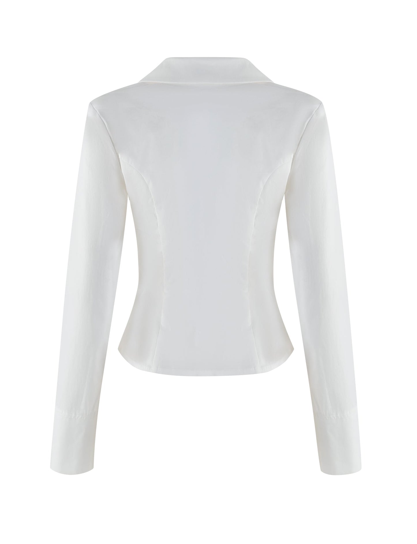 BRIELLE SHIRT - WHITE : IVORY