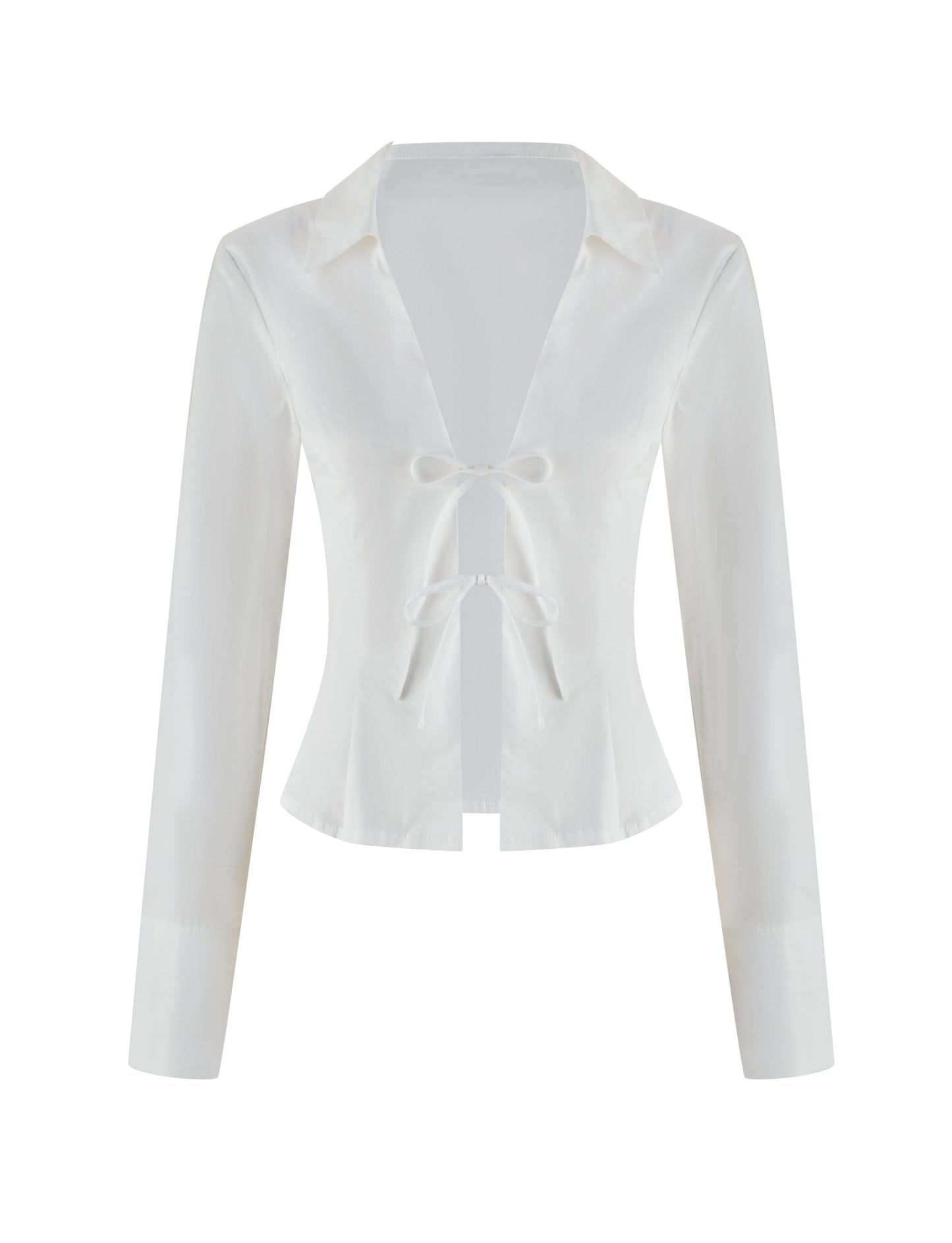 BRIELLE SHIRT - WHITE : IVORY