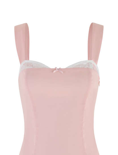 COLSON MINI DRESS - PINK : BABY PINK
