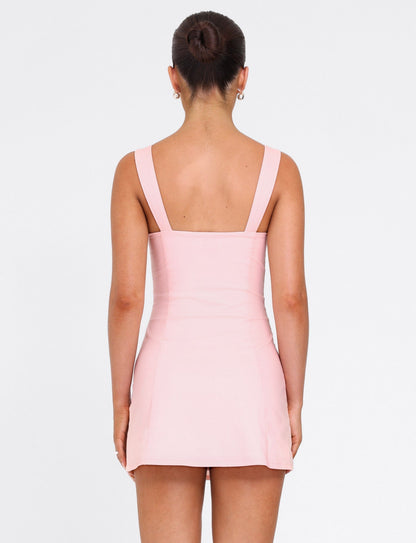 COLSON MINI DRESS - PINK : BABY PINK