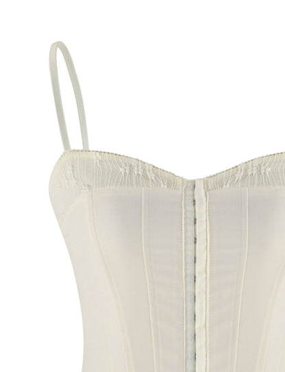 ANTONELLA TOP - WHITE : BONE : CREAM