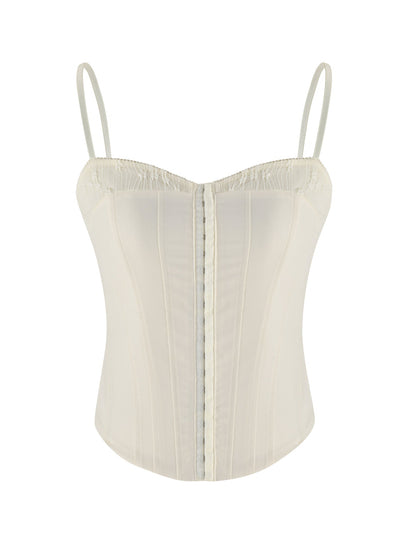 ANTONELLA TOP - WHITE : BONE : CREAM