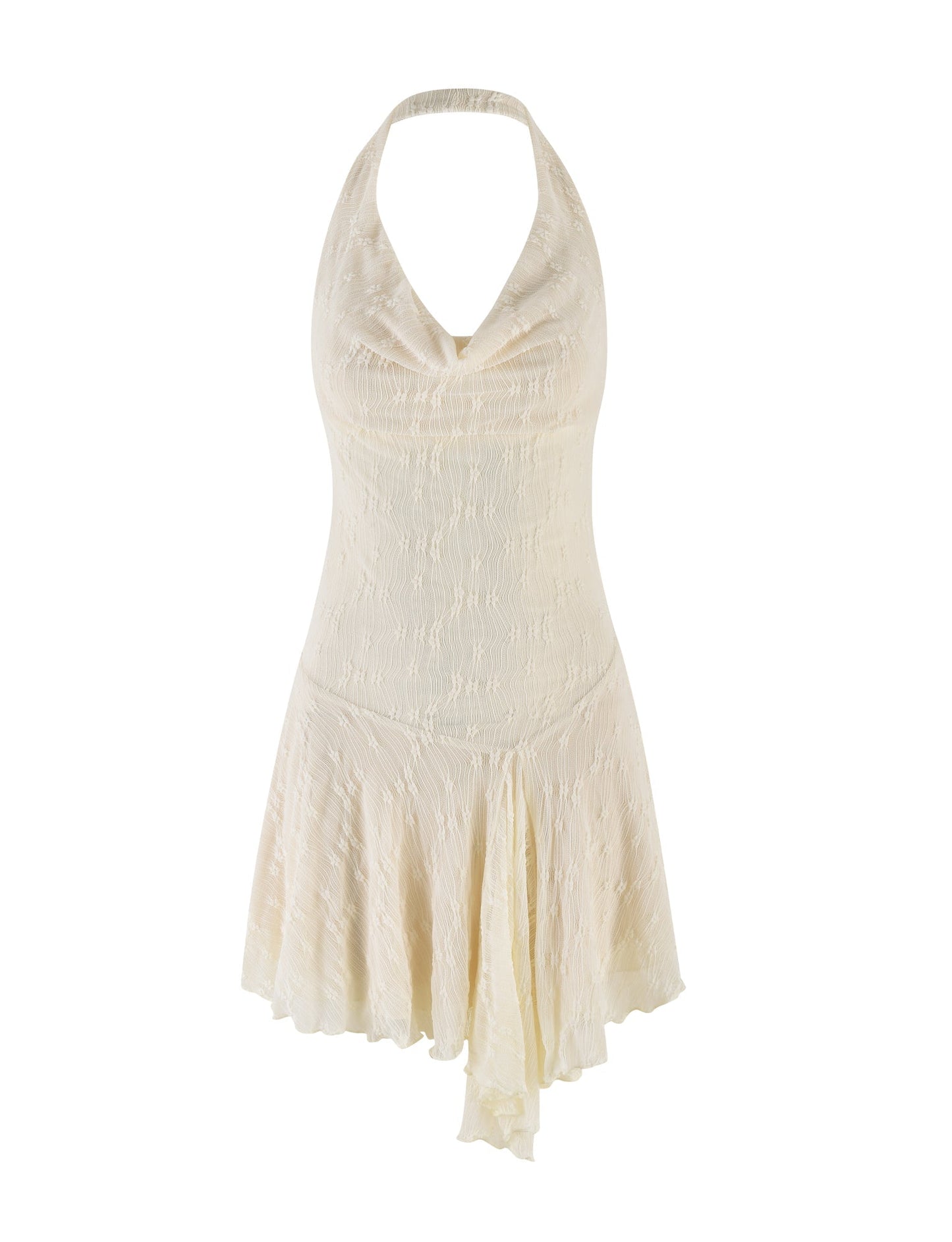 FIORELLA MINI DRESS - WHITE : LACE : CREAM