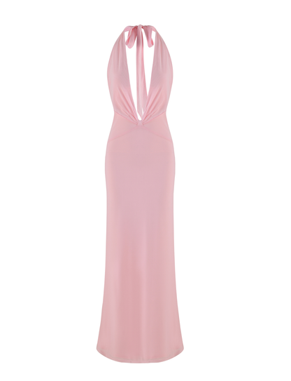 CRESSIDA MAXI DRESS - PINK : BABY PINK