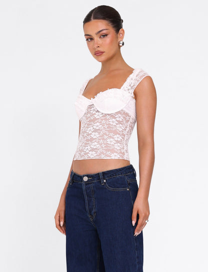 NYRA TOP - WHITE