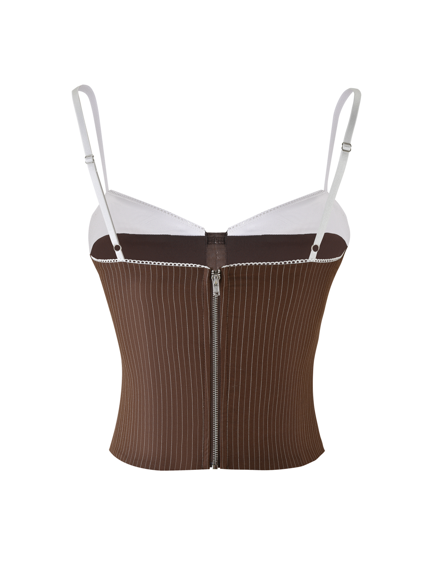 ANTONELLA CORSET 2.0 - BROWN : CHOCOLATE : CHOCOLATE PINSTRIPE