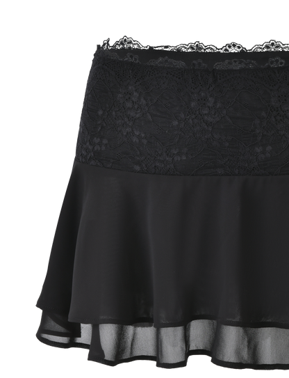 INDIGO SKIRT - BLACK