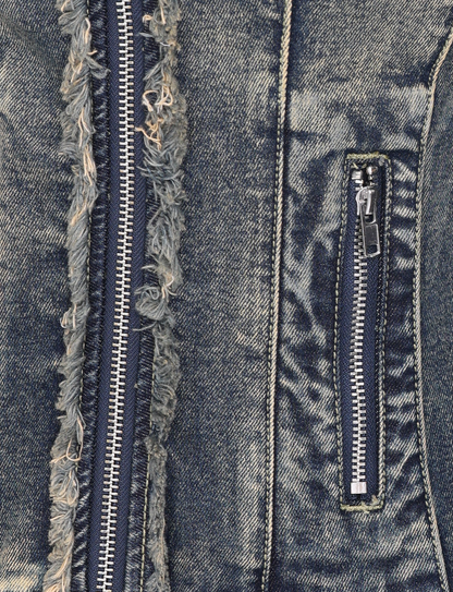 OPHELIE JACKET - BLUE : DENIM BLUE : DENIM