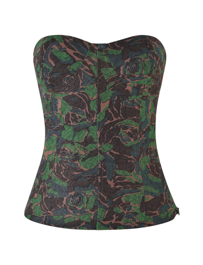 DULCE CORSET - GREEN : CAMO