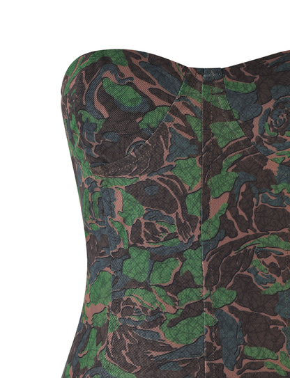 DULCE CORSET - GREEN : CAMO