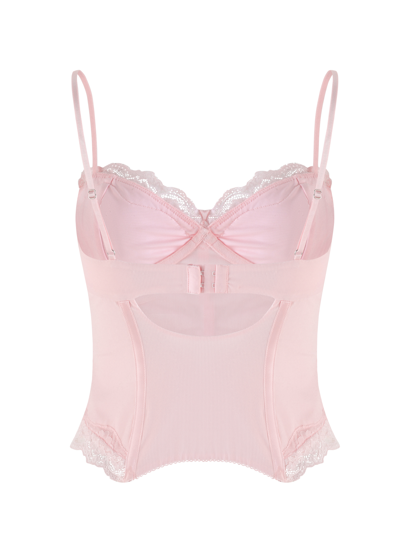 NILA CORSET TOP - SOFT PINK