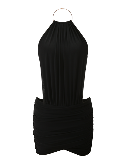 EVANNA MINI DRESS - BLACK