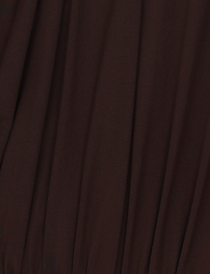 EVANNA MINI DRESS - BROWN : CHOCOLATE