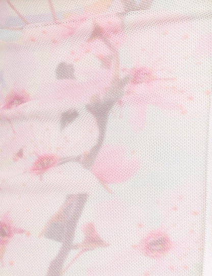LONIE TOP - NEUTRAL : FLORAL : WASHED CHERRY BLOSSOM