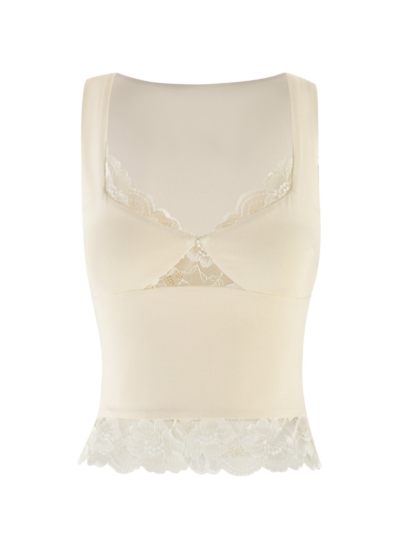 DIONE LACE TOP - YELLOW : BUTTER : SOFT BUTTER