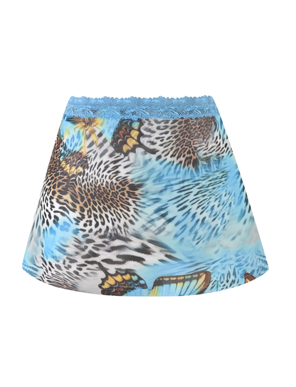 FINLEA MINI SKIRT - MULTI : ANIMAL : BUTTERFLY ANIMAL
