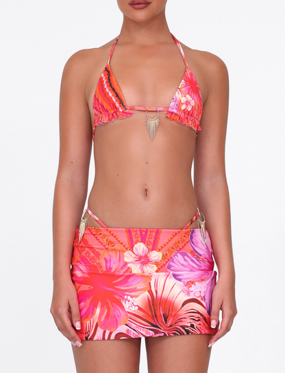 CIANA BIKINI 2PC BOTTOM - PINK : FLORAL : PINK TROPICAL