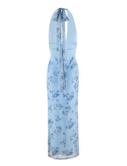 PHAEDRA MAXI DRESS - BLUE : FLORAL : BLUE FLORAL