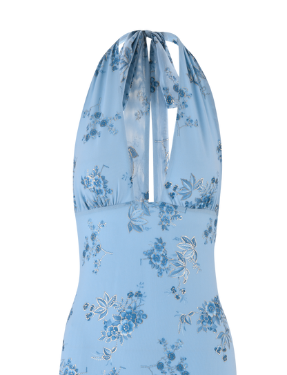 PHAEDRA MAXI DRESS - BLUE : FLORAL : BLUE FLORAL
