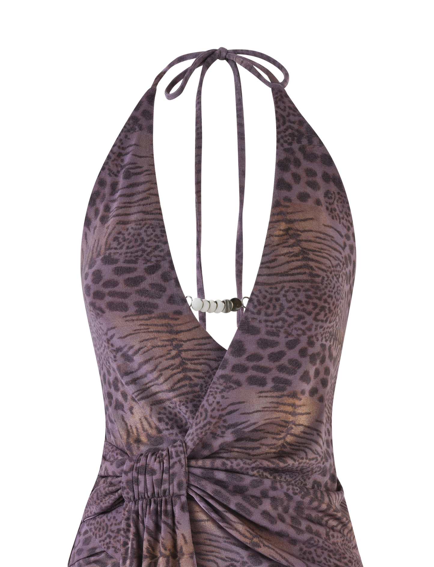 INDIGO MINI DRESS - PURPLE TIGER