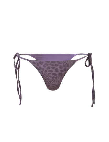 JESSALYN BIKINI BOTTOM - PURPLE TIGER