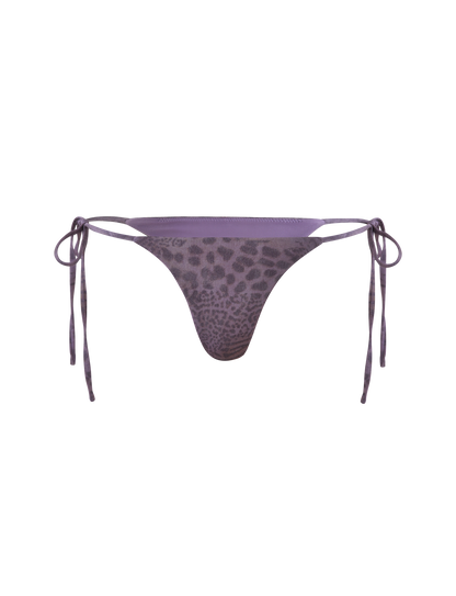 JESSALYN BIKINI BOTTOM - PURPLE TIGER