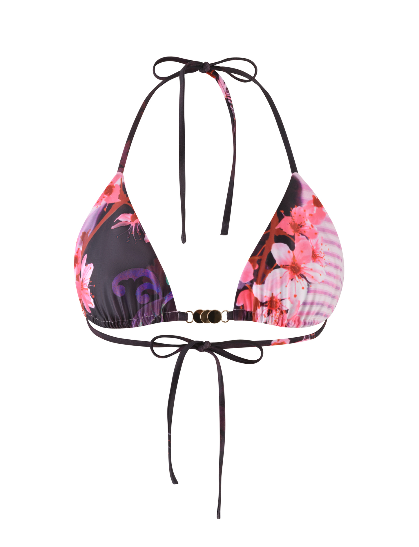 JOVANNA BIKINI TOP - MULTI : ANIMAL : ANIMAL FLORAL BORDER