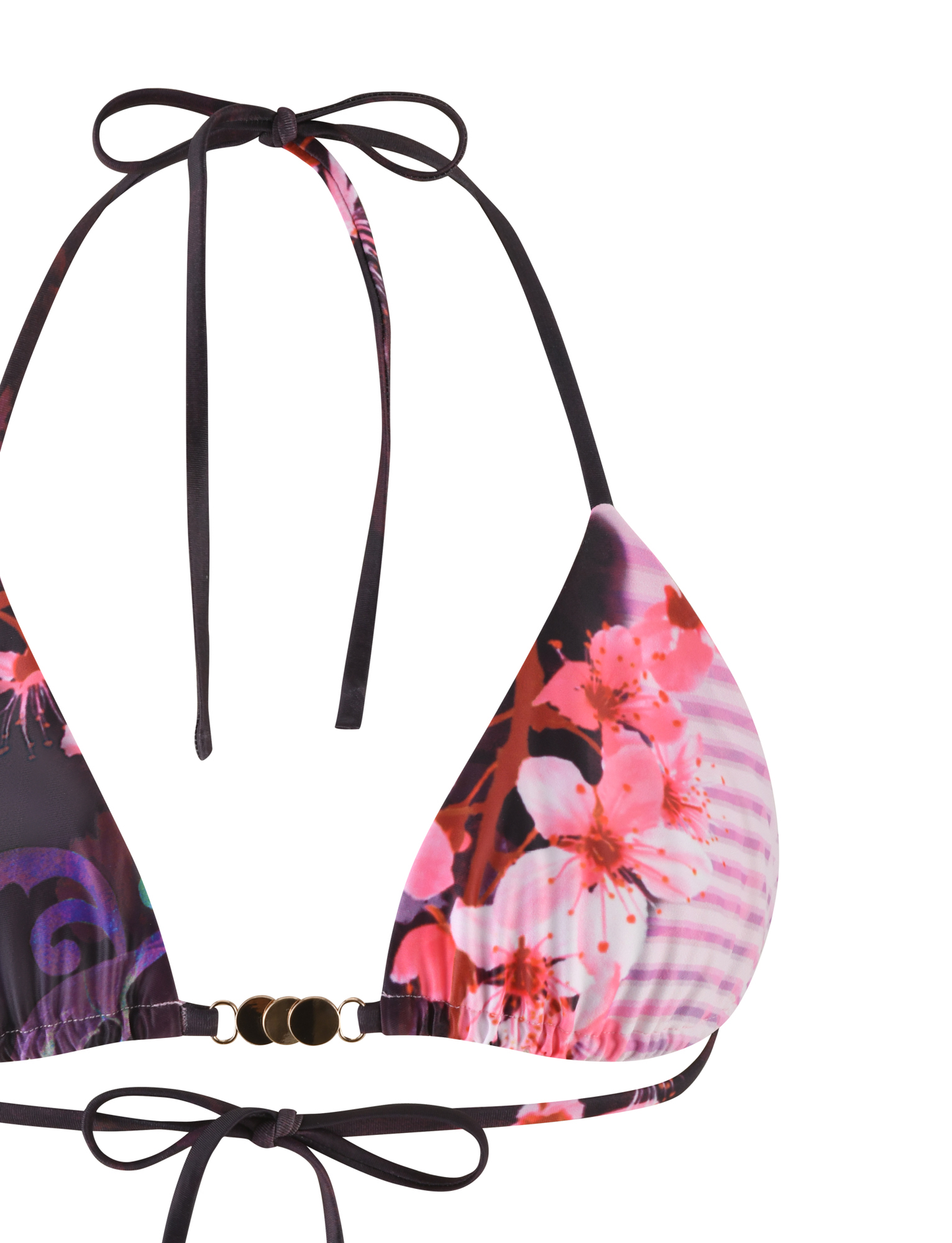 JOVANNA BIKINI TOP - MULTI : ANIMAL : ANIMAL FLORAL BORDER