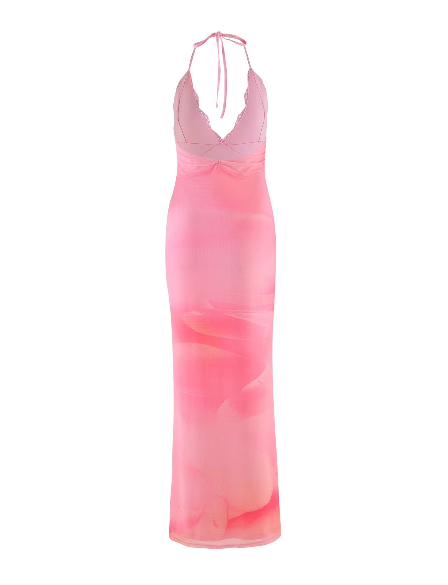 DENAE MAXI DRESS - PINK : FLORAL : PINK BLOSSOM