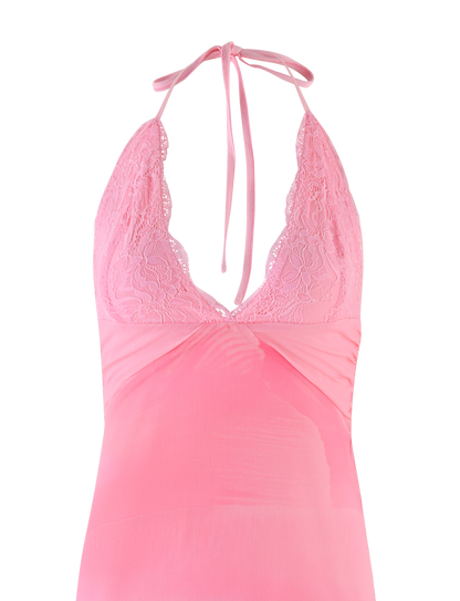 DENAE MAXI DRESS - PINK : FLORAL : PINK BLOSSOM