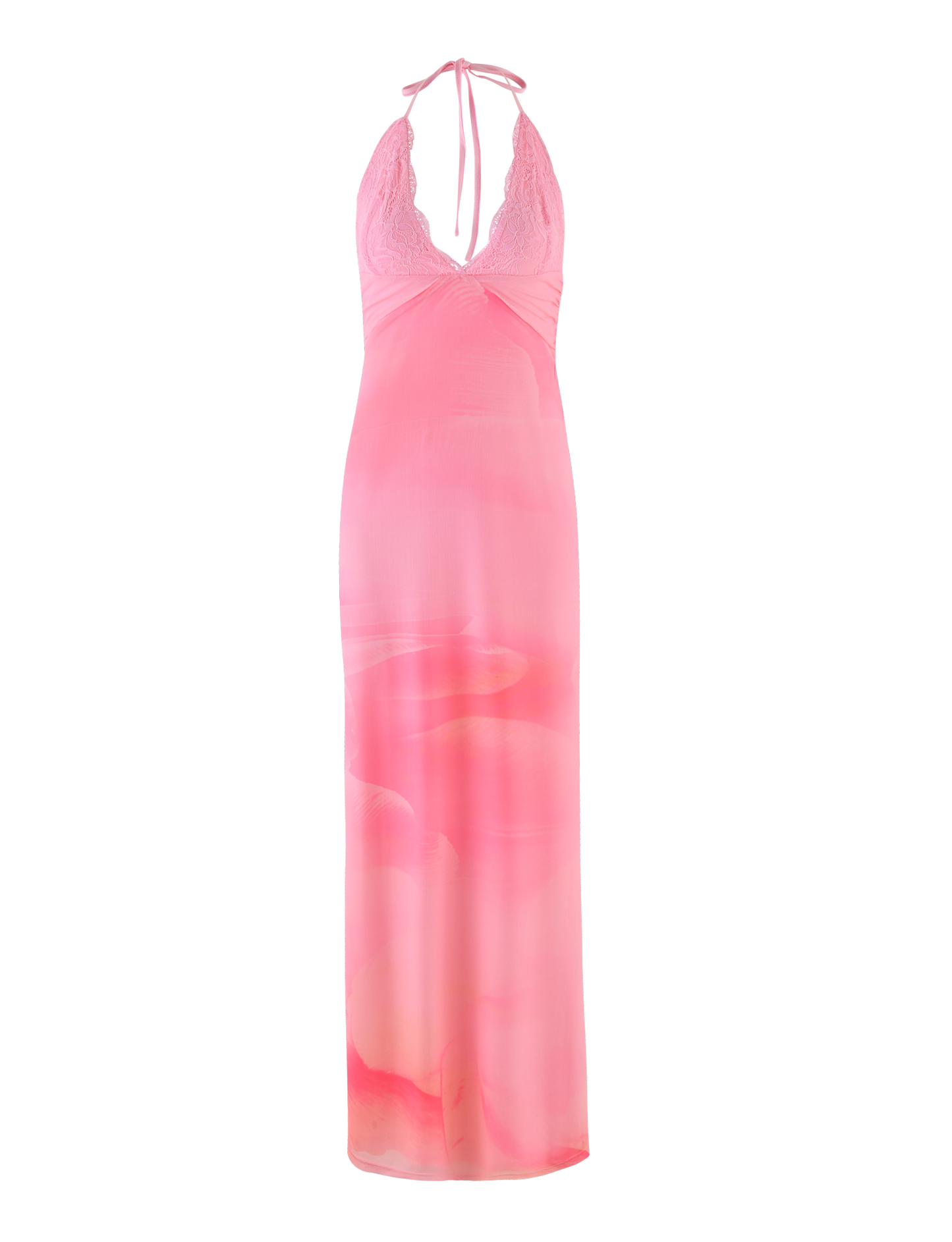DENAE MAXI DRESS - PINK : FLORAL : PINK BLOSSOM