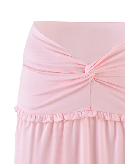 KATYA MINI SKIRT - PALE PINK