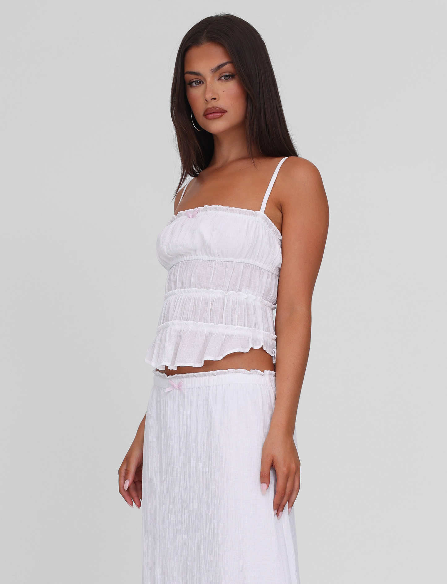 ASHLYNN TOP - WHITE