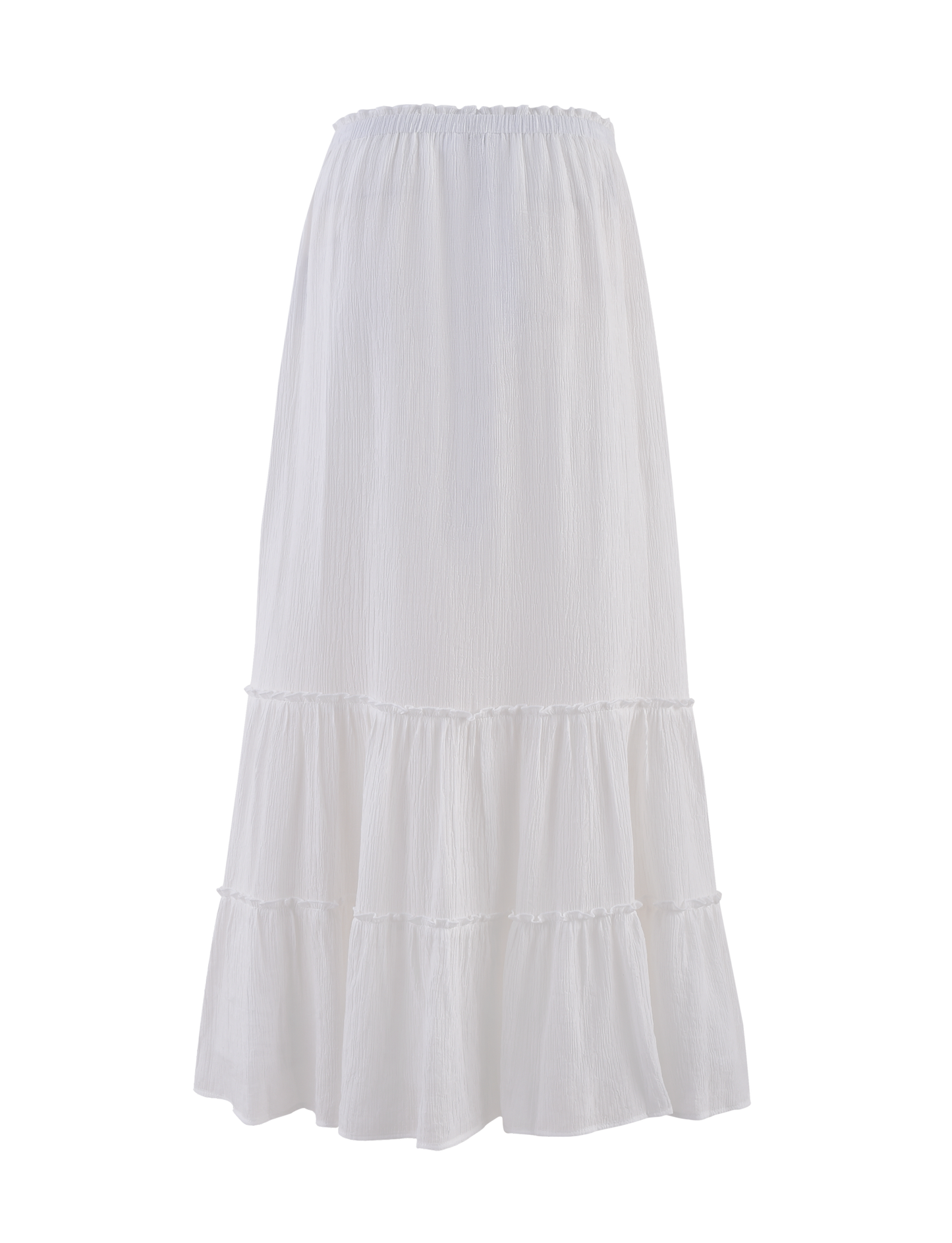 ASHLYNN MAXI SKIRT - WHITE