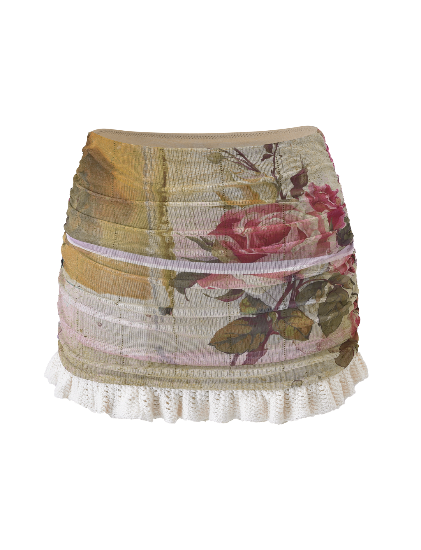 TILLEY MINI SKIRT - ROSE POSTCARD