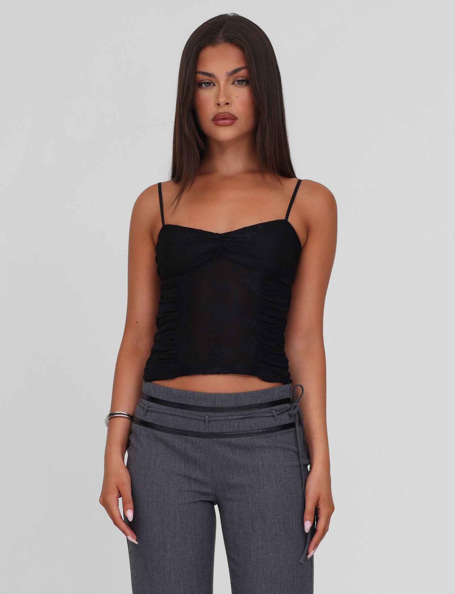 KALLIE TOP - BLACK