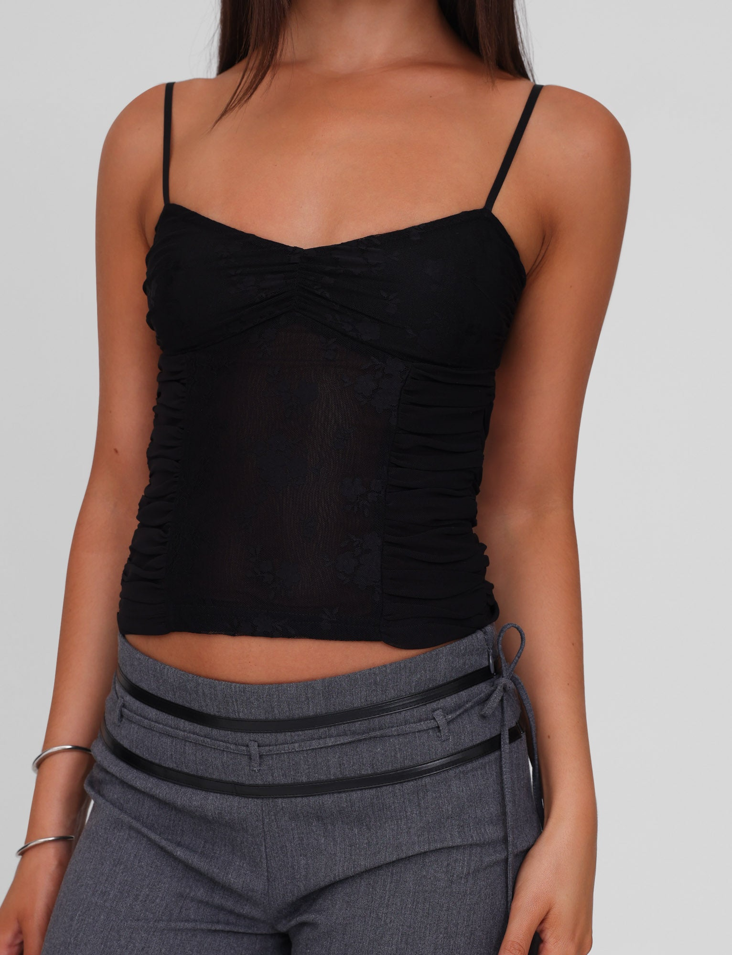 KALLIE TOP - BLACK