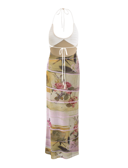 TILLEY MAXI DRESS - ROSE POSTCARD